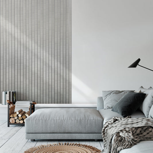 3D wandpaneel - Amber Grijs 270 cm - Wandpaneel winkel - www.wandpaneelwinkel.nl - Lamelio