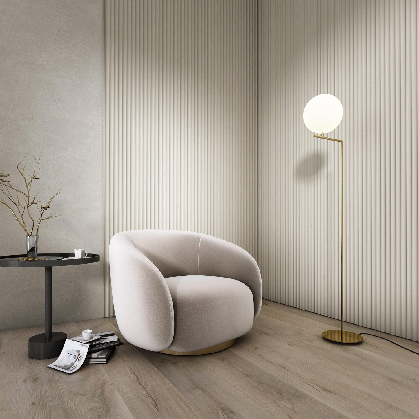 3D wandpaneel - Infinity Onda 270 cm - Wandpaneel winkel - www.wandpaneelwinkel.nl - Lamelio
