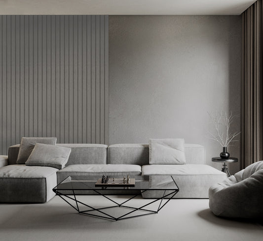 Lamelio Wandpaneel - Roca Stormy Grey 270x25 cm