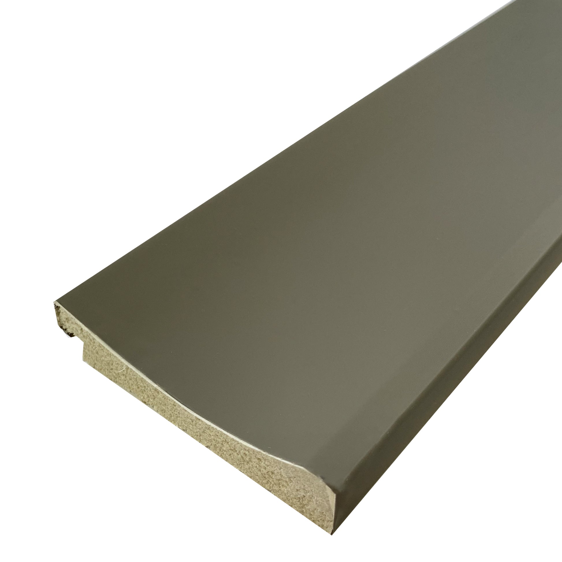 Lamelio Wandpaneel - Velutto Misty Grey 270x25 cm by Velutto Store for a modern, calming wall decor.