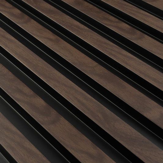 Houten Wandpanelen van Kunststof - Vasco Walnoot - 12,2 x 270 cm - Wandpaneel winkel - www.wandpaneelwinkel.nl - Wandpaneel winkel